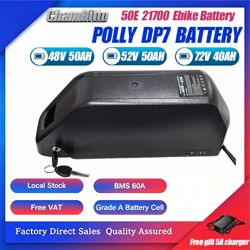 Electric Bicycle Battery 72V 30Ah - Batteria Hailong per e-bike 52V 36V