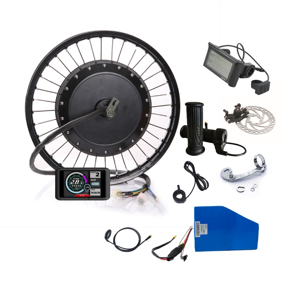 72V 5000W Hub Motor Kit - Kit di conversione bici per bicicletta
