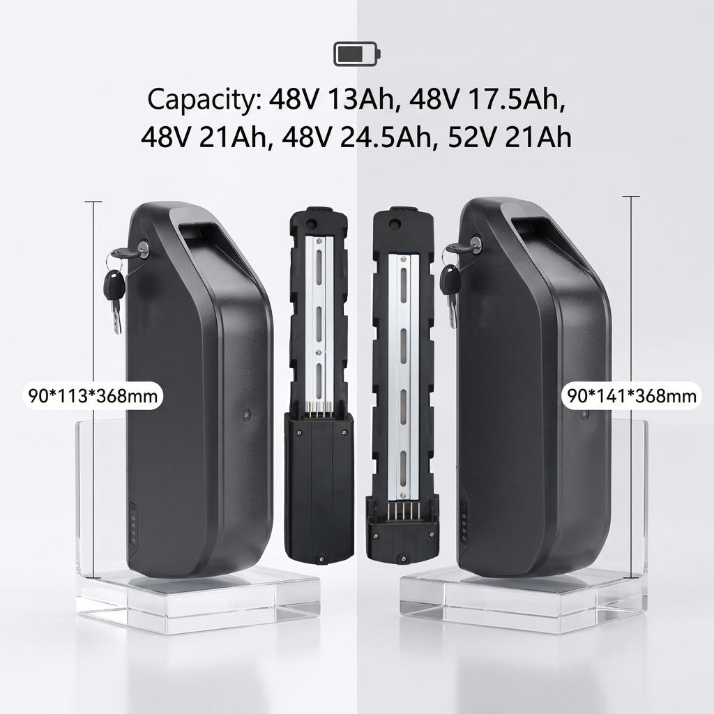 Ebike Battery 48V 20Ah Hailong - Batteria E-Bike Hailong 48 Volt 48V