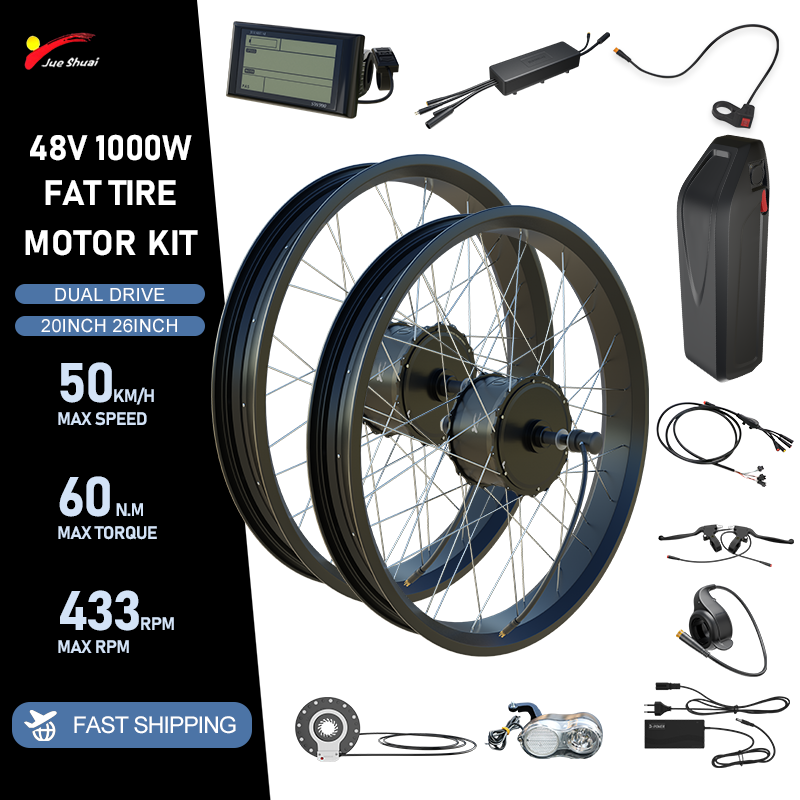 Fat Tire Ebike Conversion Kit 2000W - Kit di conversione e-bike 48V 2000W