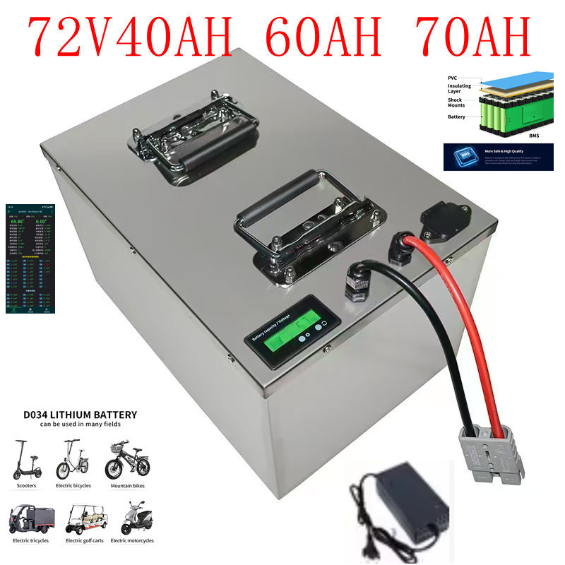 Electric Bicycle Battery 72V 30Ah - Sistema di Accumulo Energetico con Batteria