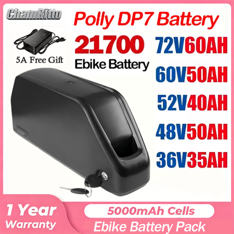 Electric Bicycle Battery 72V 30Ah - Batteria Hailong Polly 52V 50Ah per