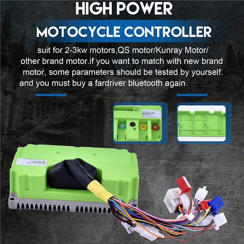 Sine Wave Controller 48V 72V 80A - Fardriver 48V-72V 80A 3KW Controllore a