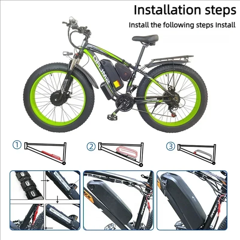 🔋 36-48-52V Per Motore Elettri - Ebike Battery 48V 20Ah Hailong recensione e prezzo