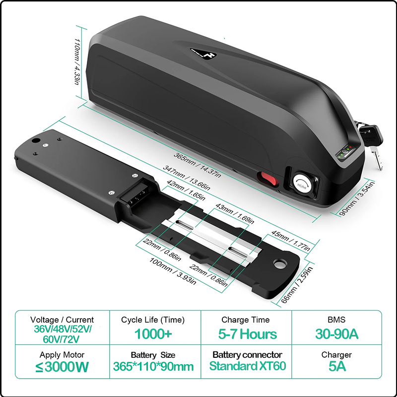 Batteria per ebike 72V 3000W 6 - Electric Bicycle Battery 72V 30Ah recensione e prezzo