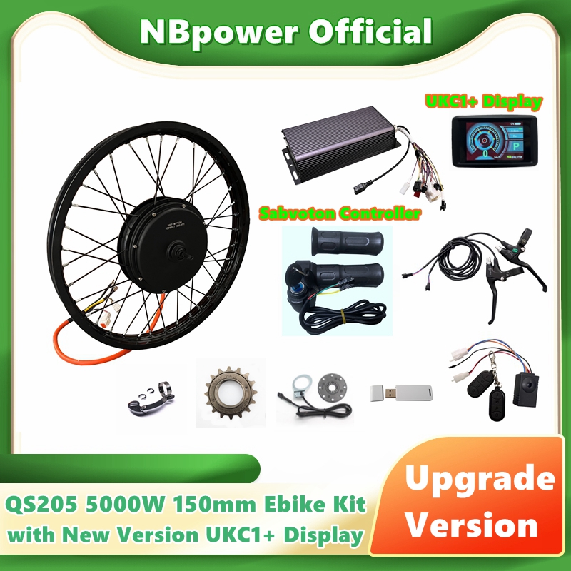 NBpower/QS205 5000W V3 150mm K - 72V 5000W Hub Motor Kit recensione e prezzo