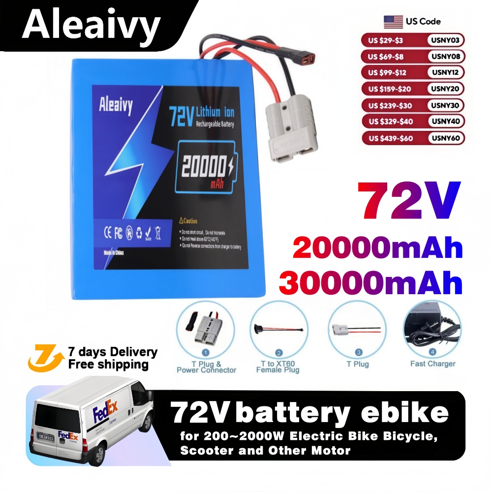Spedizione dagli Stati Uniti:  - Electric Bicycle Battery 72V 30Ah recensione e prezzo