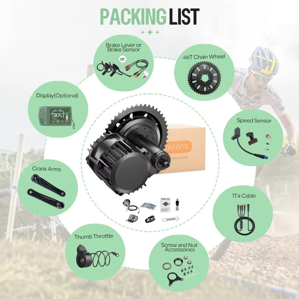 BBSHD 48v 52v 1000W Kit di con - Mid Drive Motor Kit 52V 1000W recensione e prezzo