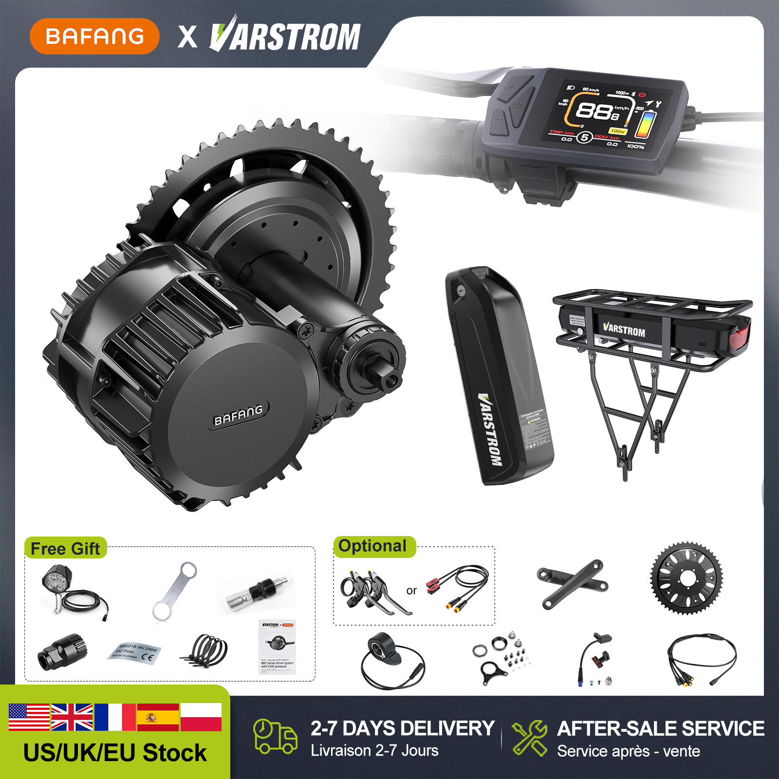 [Disponibilità USA] Kit di con - Bafang Bbshd 1000W Conversion Kit recensione e prezzo