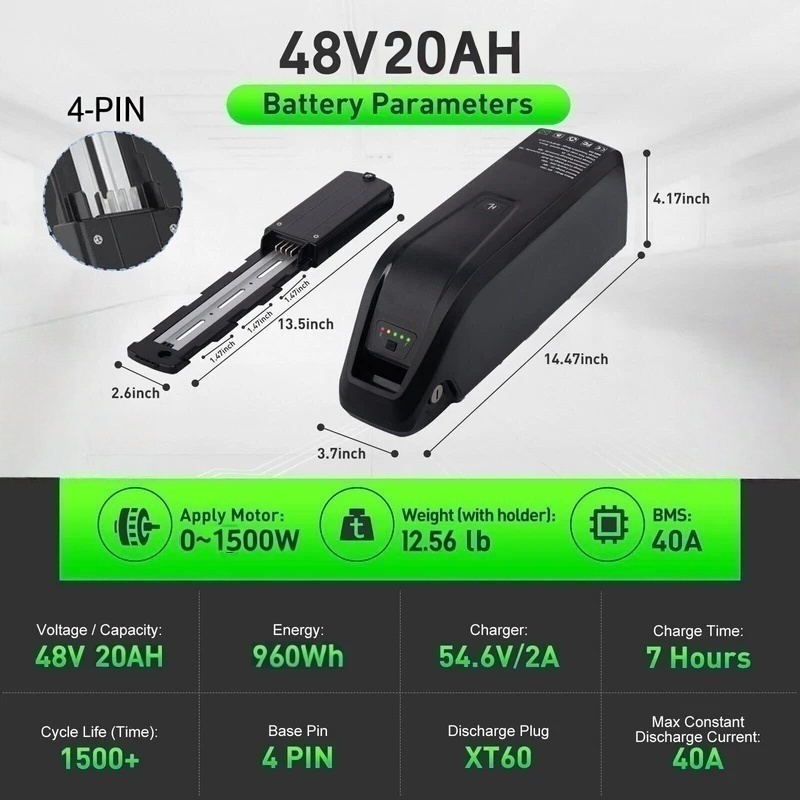 Batteria Hailong per E-Bike 36 - Ebike Battery 48V 20Ah Hailong recensione e prezzo