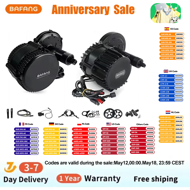 Kit di Conversione per Bici El - Bafang Bbshd 1000W Conversion Kit recensione e prezzo